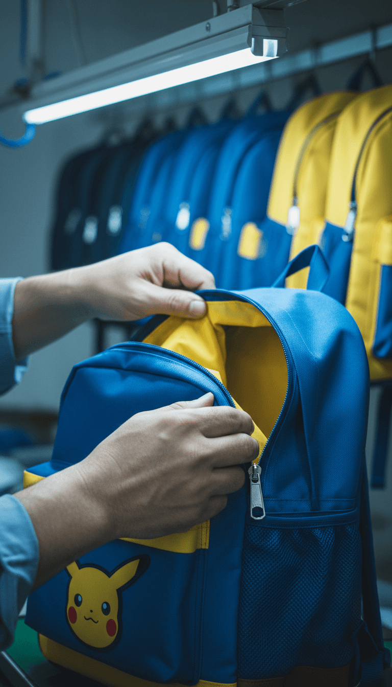 Pokémon backpack quality check